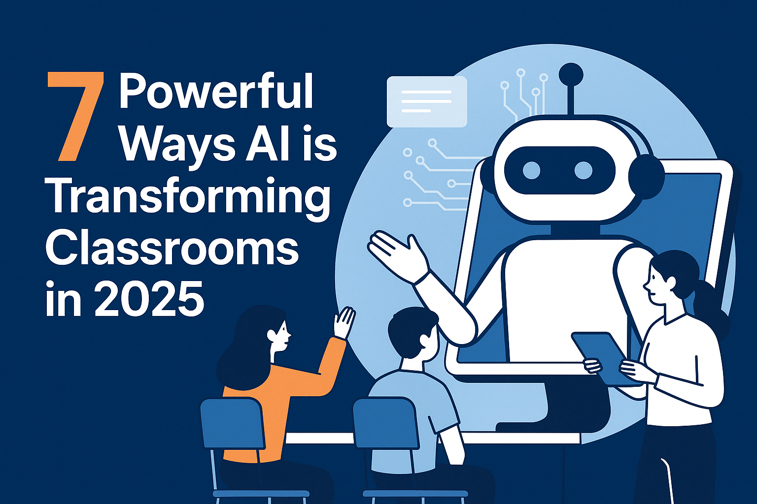 AI in Classrooms illustration